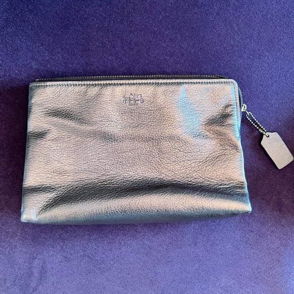 Coach gold Leather Cosmetic Bag - Picture 1 of 5